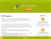 Tablet Screenshot of phdproposal.net